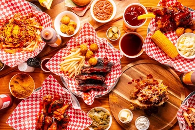food at Buddy's BBQ, one of the top Sevierville restaurants